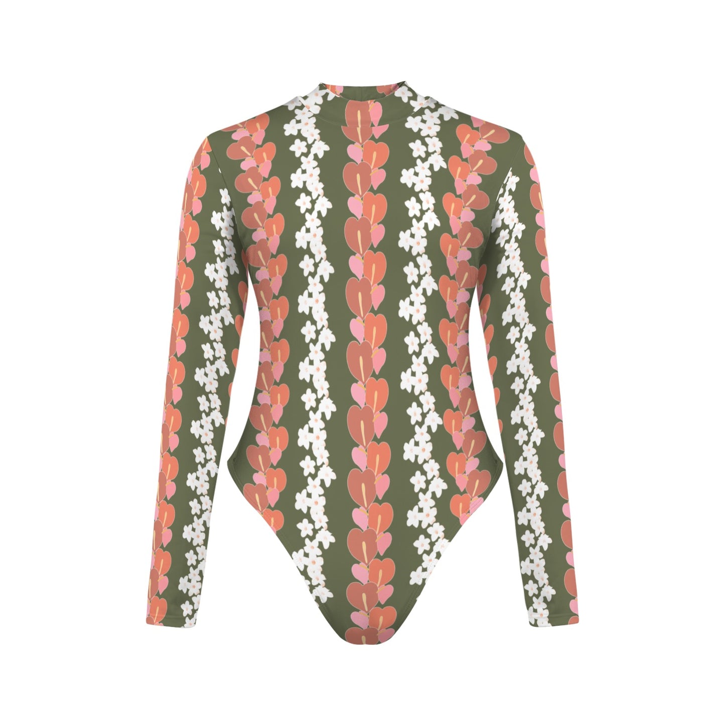 HI'ILAWAE Long Sleeve One-Piece in BLOOM