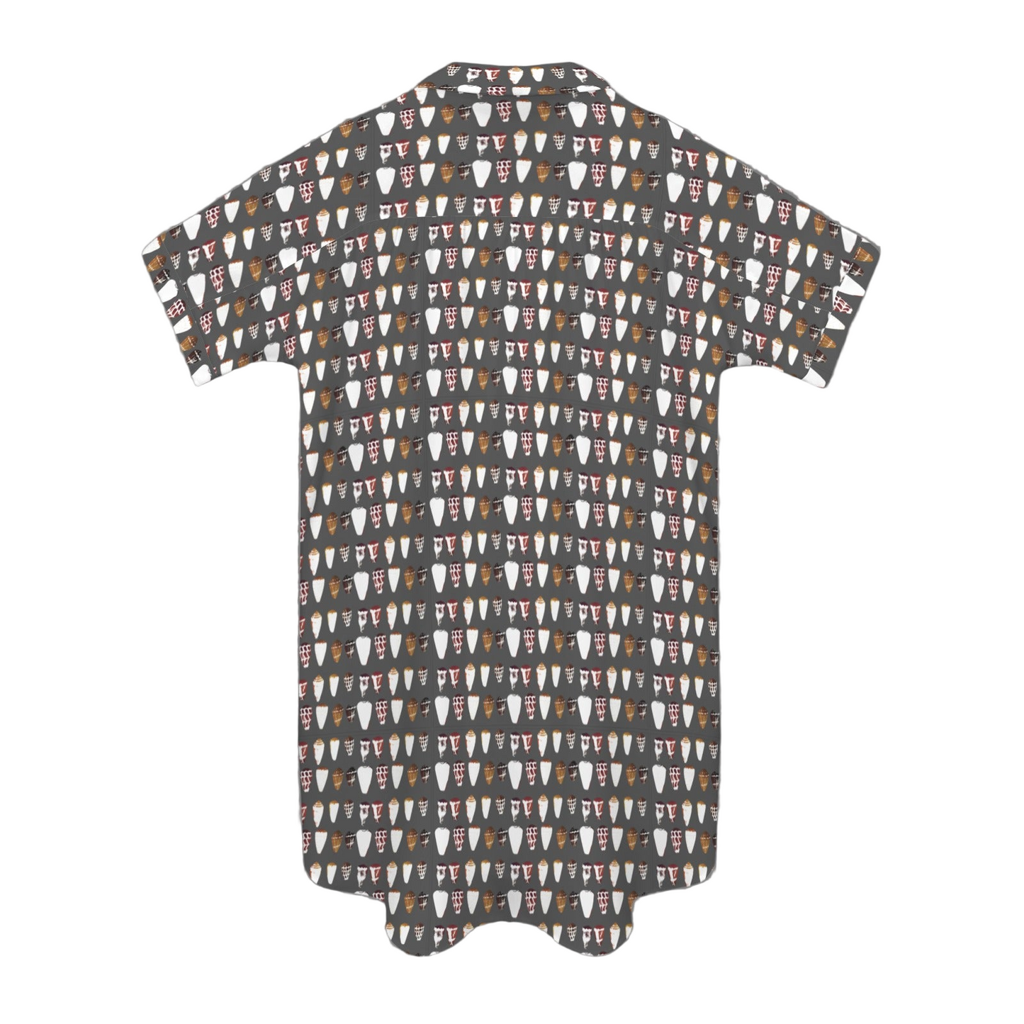 PUPU SHELLS DRESS w/ POCKETS in TAHITIAN GRAY