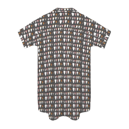 PUPU SHELLS DRESS w/ POCKETS in TAHITIAN GRAY
