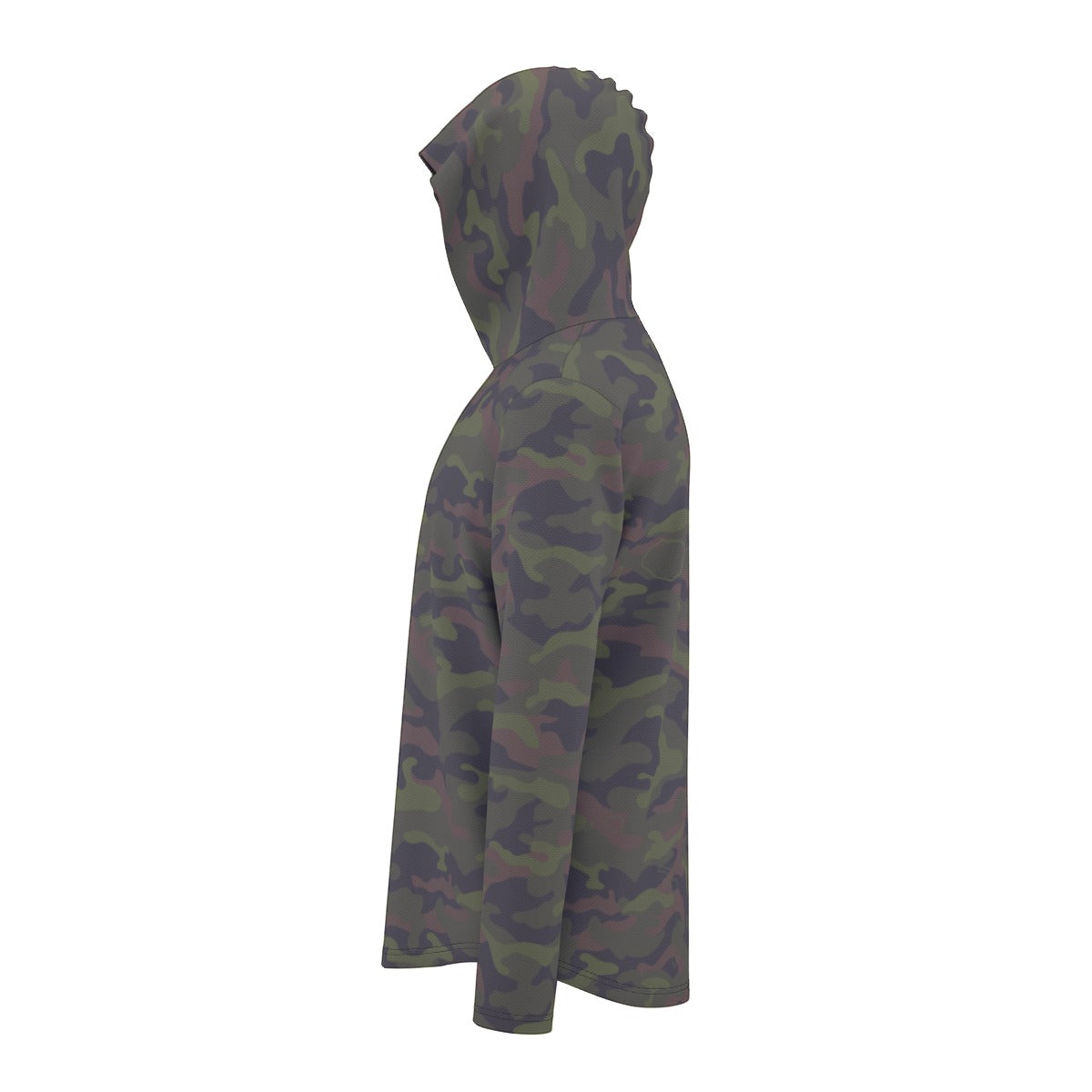 Long-Sleeve with Thumb Holes in WOODLAND KAMO
