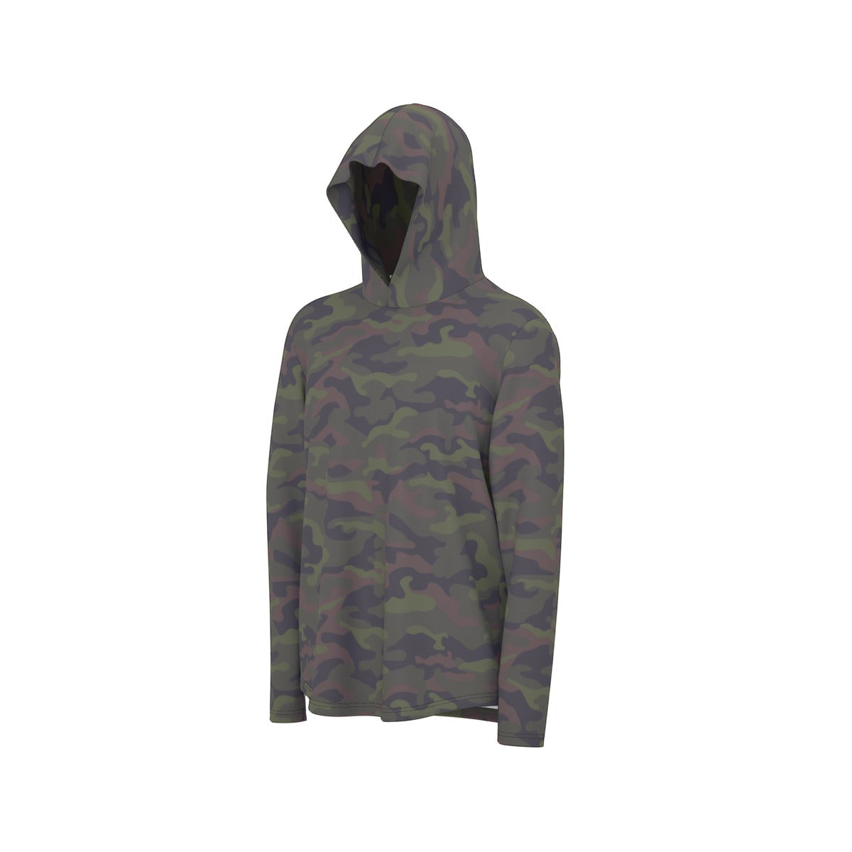 Long-Sleeve with Thumb Holes in WOODLAND KAMO