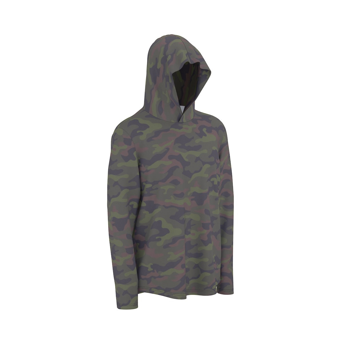Long-Sleeve with Thumb Holes in WOODLAND KAMO