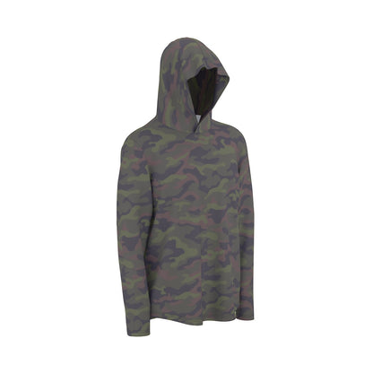 Long-Sleeve with Thumb Holes in WOODLAND KAMO