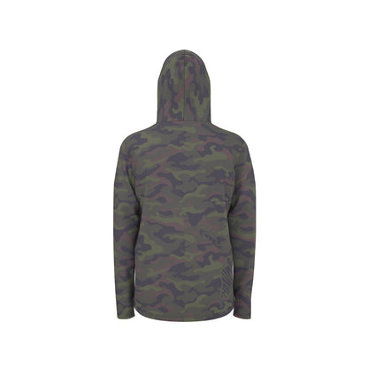 Long-Sleeve with Thumb Holes in WOODLAND KAMO