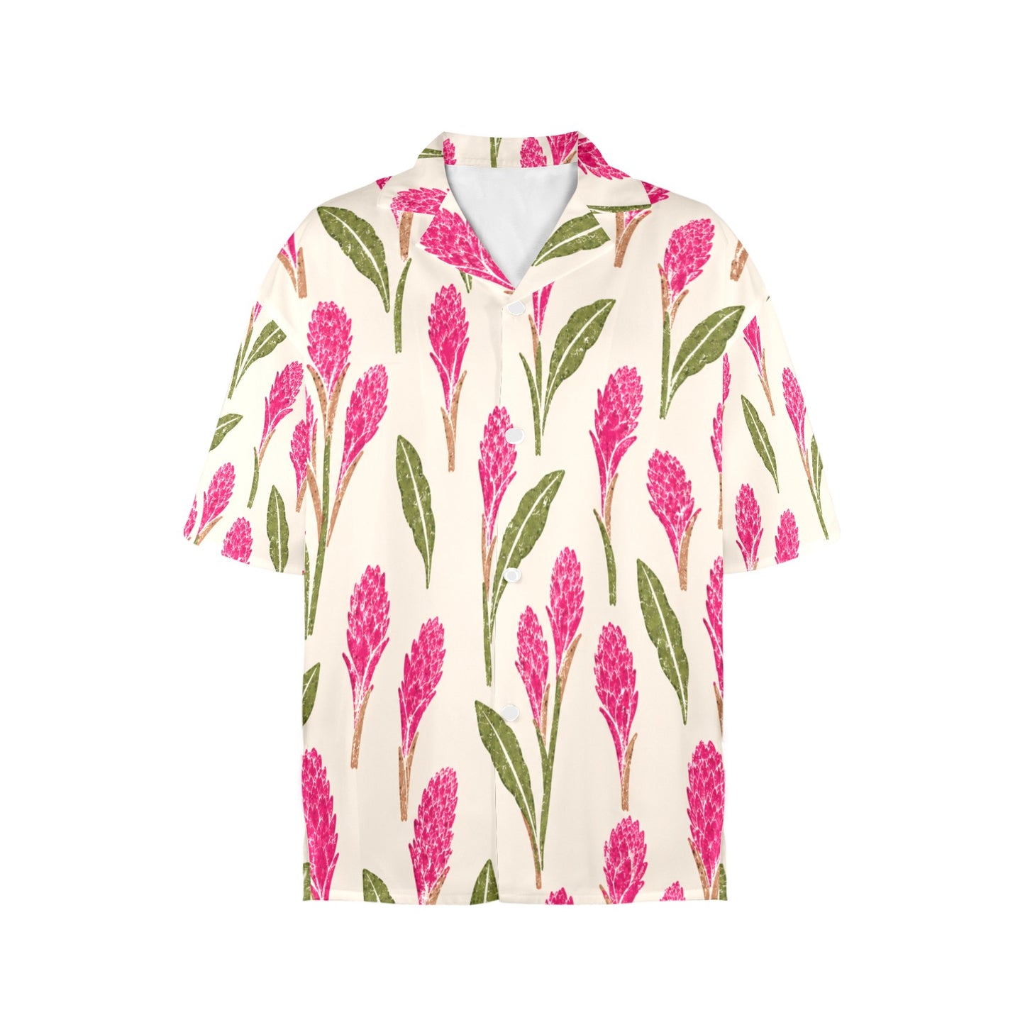 BUTTONED DOWN TEE in OLENA STAMPED