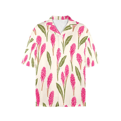 BUTTONED DOWN TEE in OLENA STAMPED