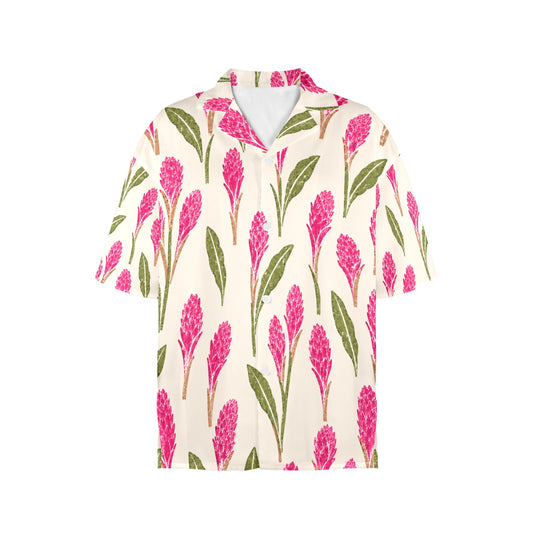 BUTTONED DOWN TEE in OLENA STAMPED