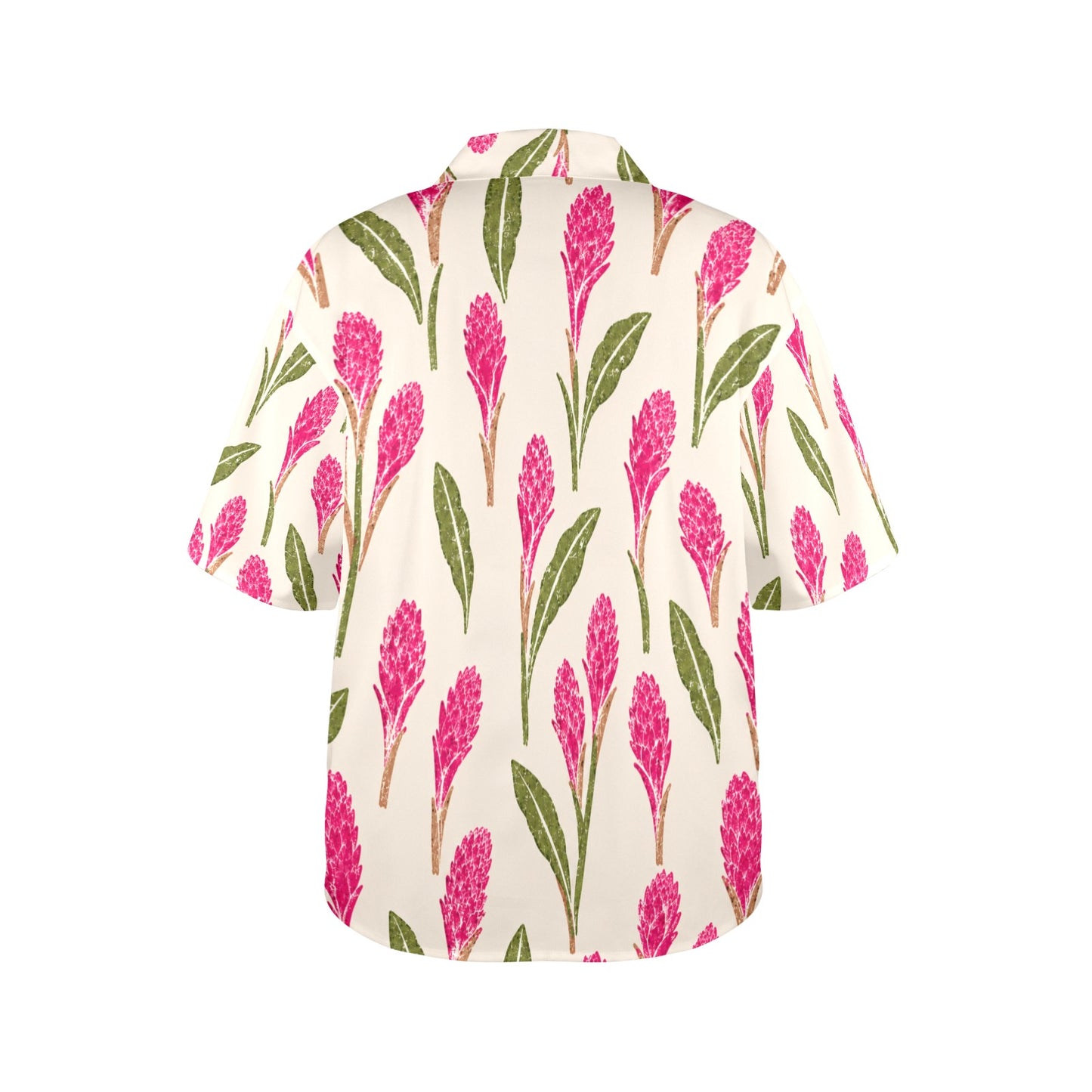 BUTTONED DOWN TEE in OLENA STAMPED